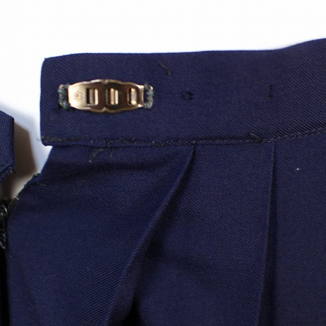 1円 セーラー服 スカート 上下2点セット 冬物 長袖 白3本線 女子 学生服 中学 高校 紺 制服 中古 ランクB EY6488 1円 セーラー服 スカート 黒3本線 青2本線 学生