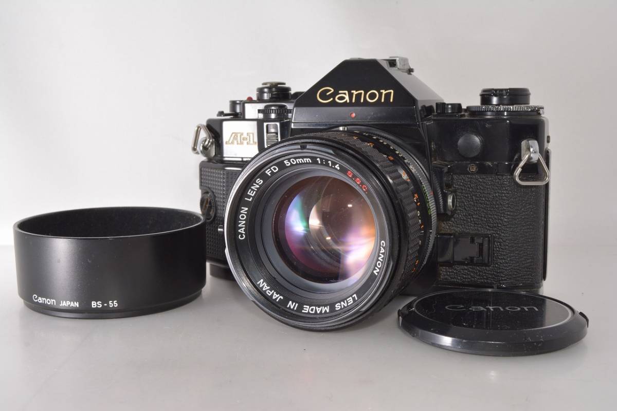 ★人気！美品★Canon A-1 50mm F1.4 S.S.C. キヤノン Canon A-1 + FD 50mm F1.4 S.S.C. ☆良品セット☆ #h1641