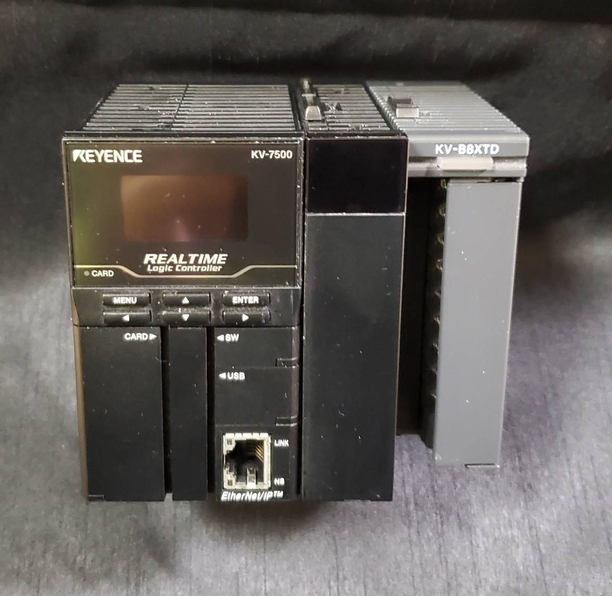 その他 KEYENCE KV-7500L/KV-7000C KV-7500 KV-7000 シリーズ EtherNet/IP 内蔵 CPU ユニット キーエンス