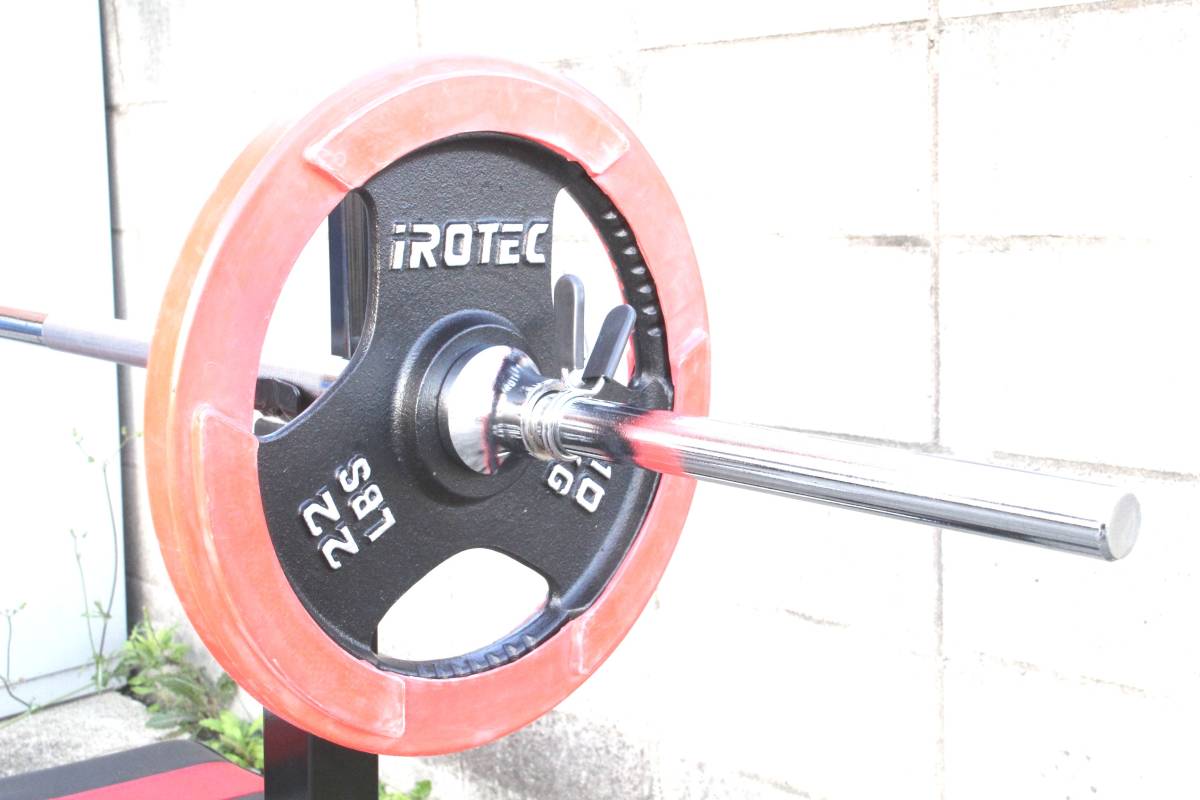 IROTEC 85kg 】アイロテック ダンベル プレート バーベルシャフト 