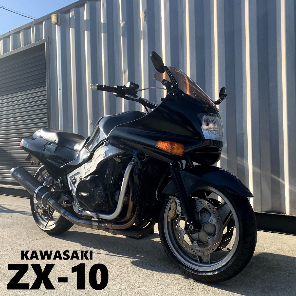 ハーフカウル仕様 ZX-10 バーハン仕様 月木レーシング ツーリングに