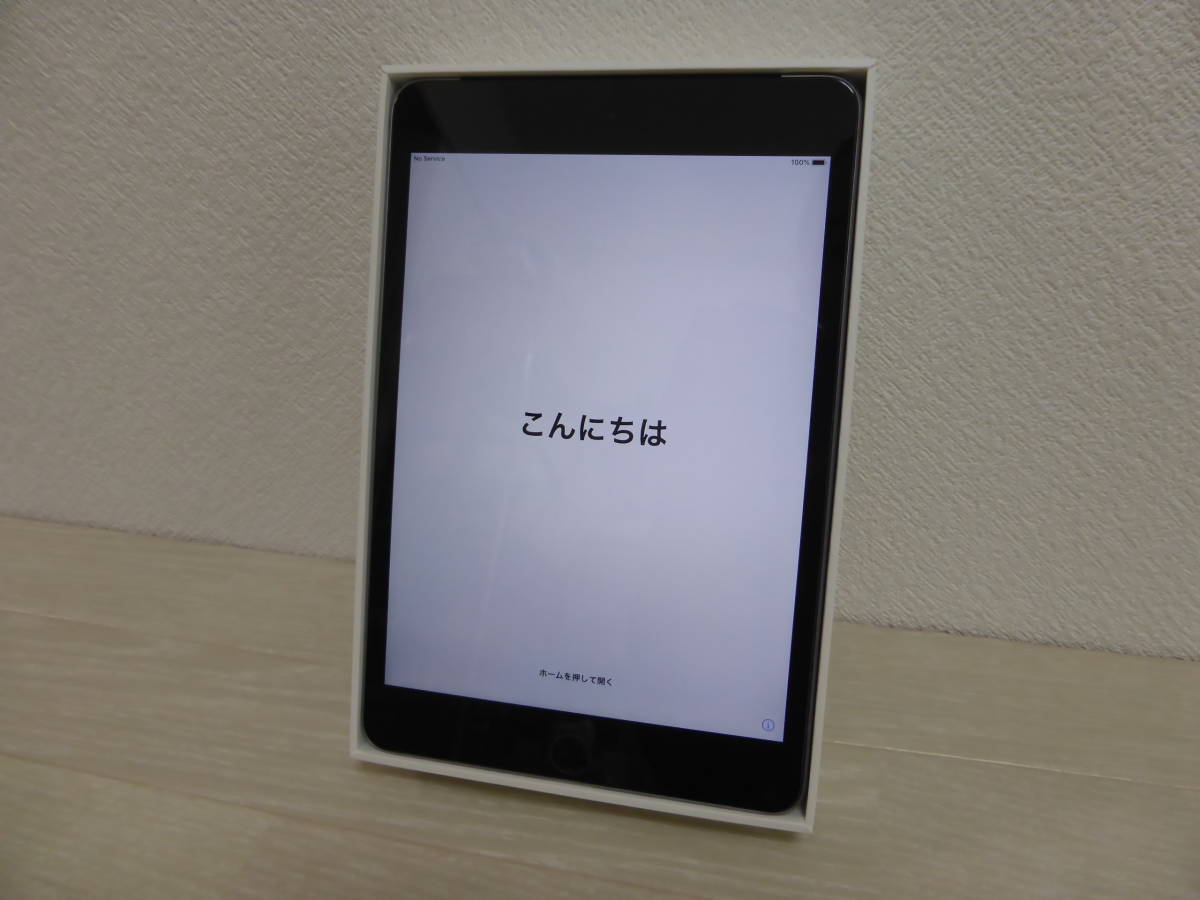 ★iPad mini4★Wi-Fi+Cellular（ソフトバンク） 64GB★スペースグレー★MK722J/A【中古品】_1
