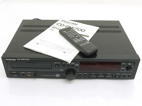 CD-RW700 TASCAM | タスカム CDレコーダー 業務用CDレコーダー 業務用
