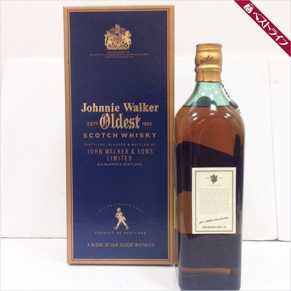 ★ジョニーウォーカー Oldest オールデスト 43% 750ml 箱付 未開栓【030】