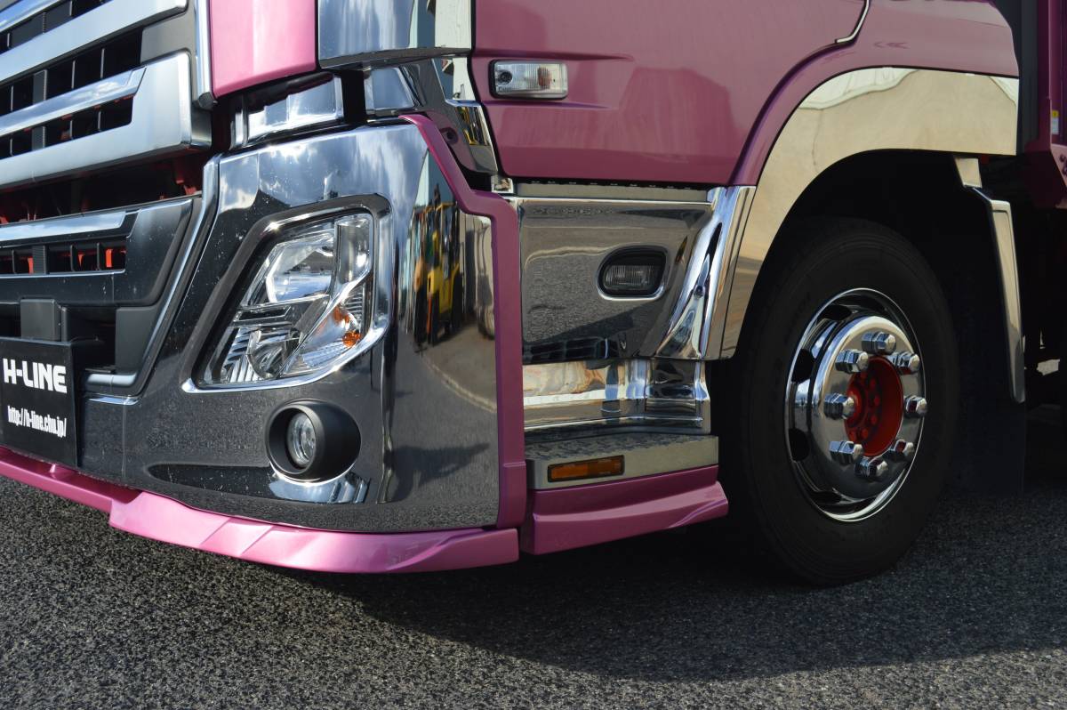 新型 クオン フロントリップ スポイラー 四軸 底床向け タイプ5（3P
