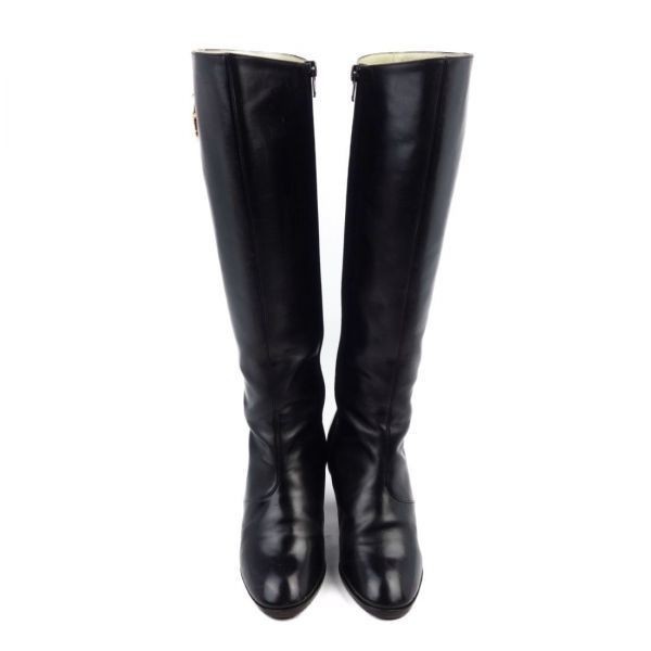 Vintage クリスチャンディオール Christian Dior ロゴ金具 レザー