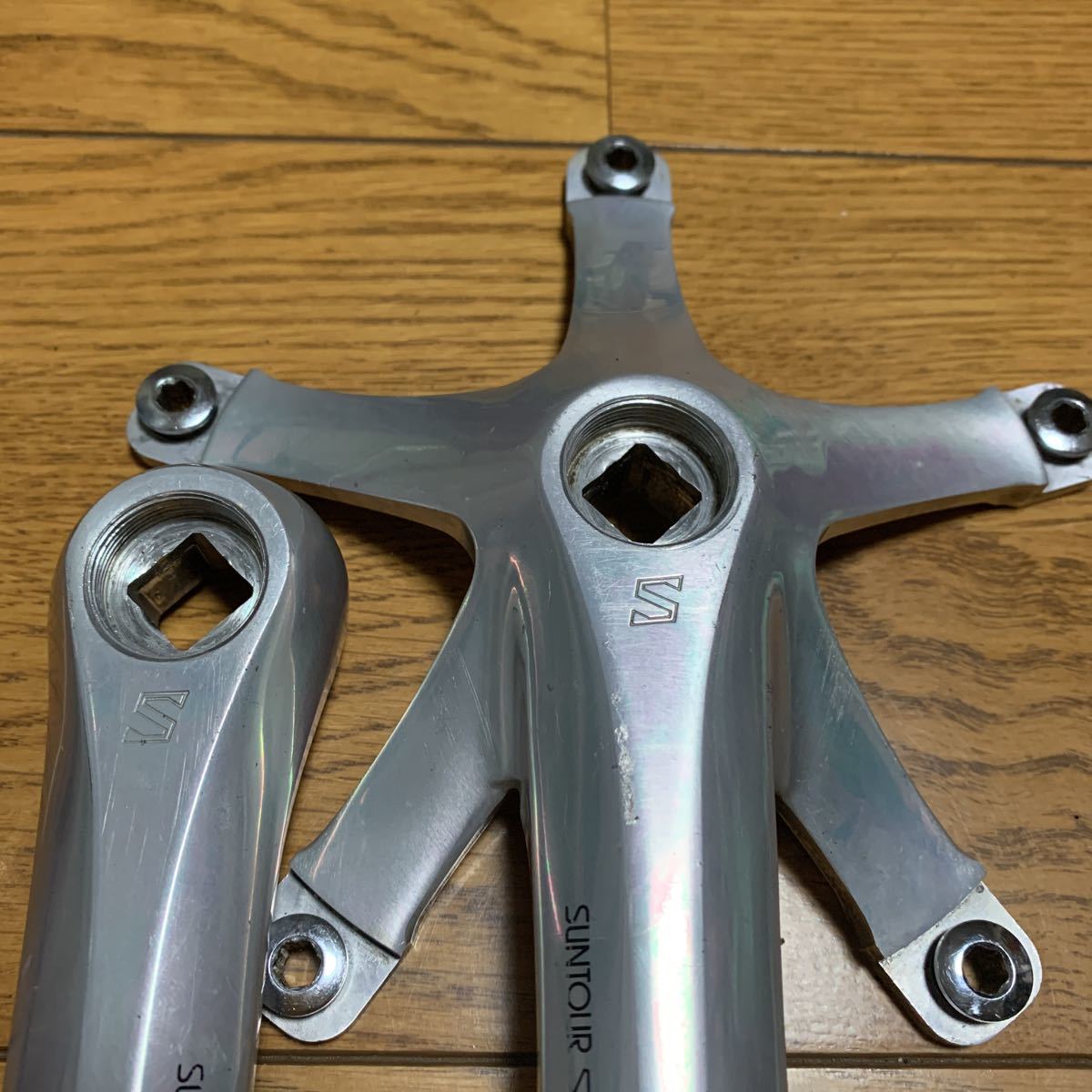 サンツアー シュパーブプロ SUNTOUR SUPERBE PROクランクセット NJS