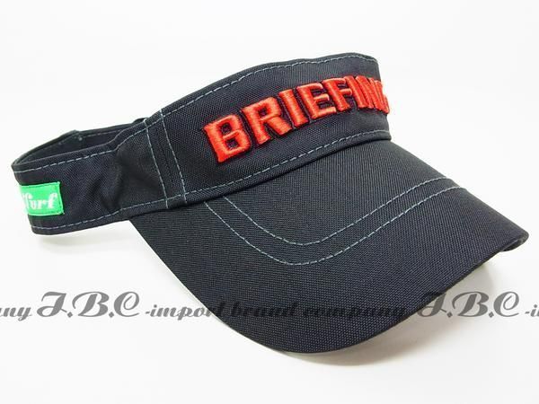 1円★正規★BRIEFINGブリーフィング 別注Surf&Turfサーフ＆ターフ ダブルネームロゴサンバーザー【本物保証】ブラック黒★非売品★入手困難_1