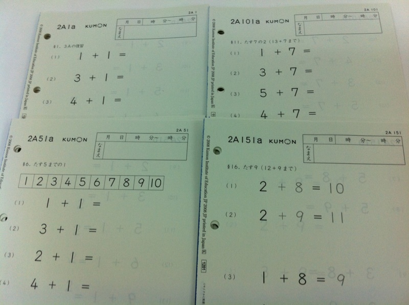 公文 くもん 算数 2A 1-200番 未使用 【公式通販】