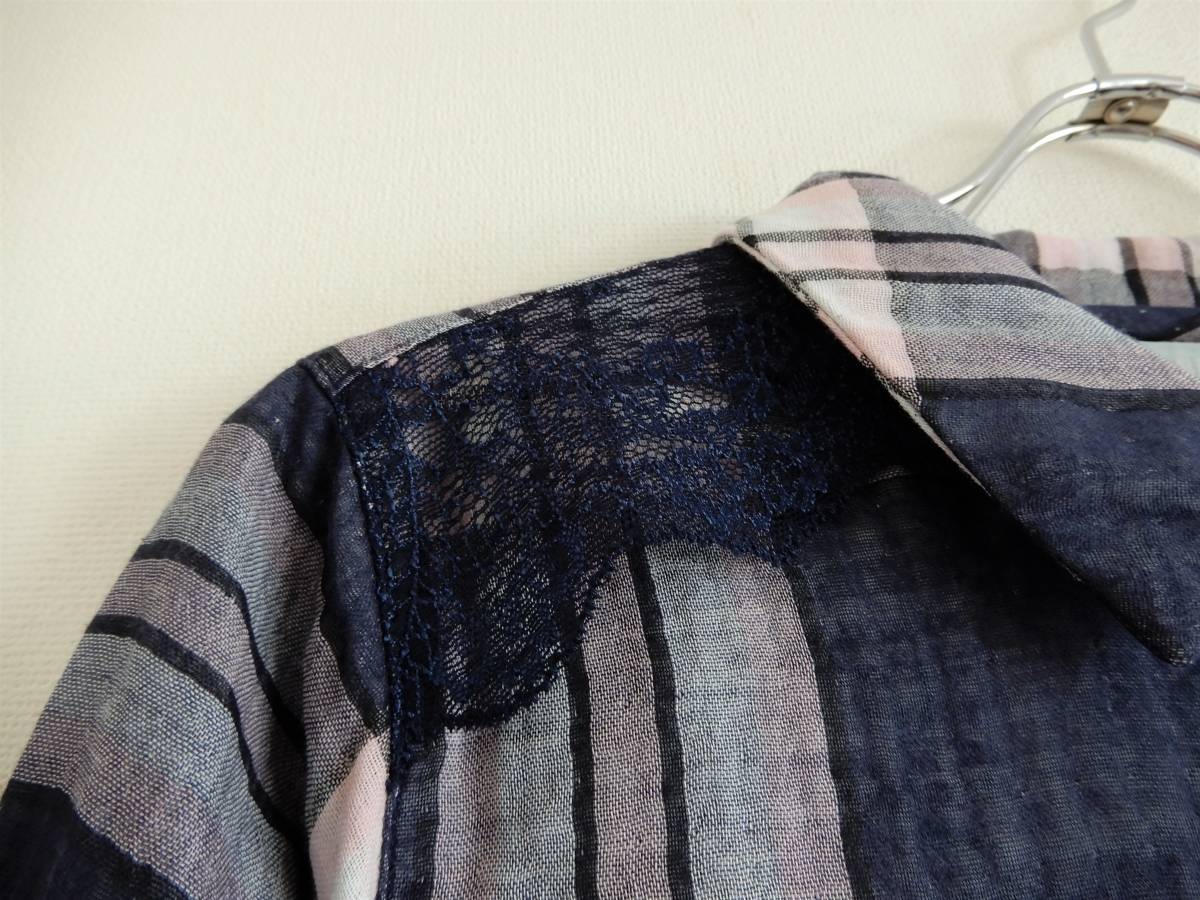 40％off キッドブルー◆３重ガーゼ長袖ナイティスパッツ付き◆17600円