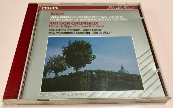 数量限定，大得価 PHILIPS 西独盤 CD / バッハ : 協奏曲集 / グリュミオー / クレバース ホリガー / ゲレッツ ソリスト ロマンド / エド デ ワールト(協奏曲)｜売買されたオークション情報、yahooの商品情報をアーカ 協奏曲