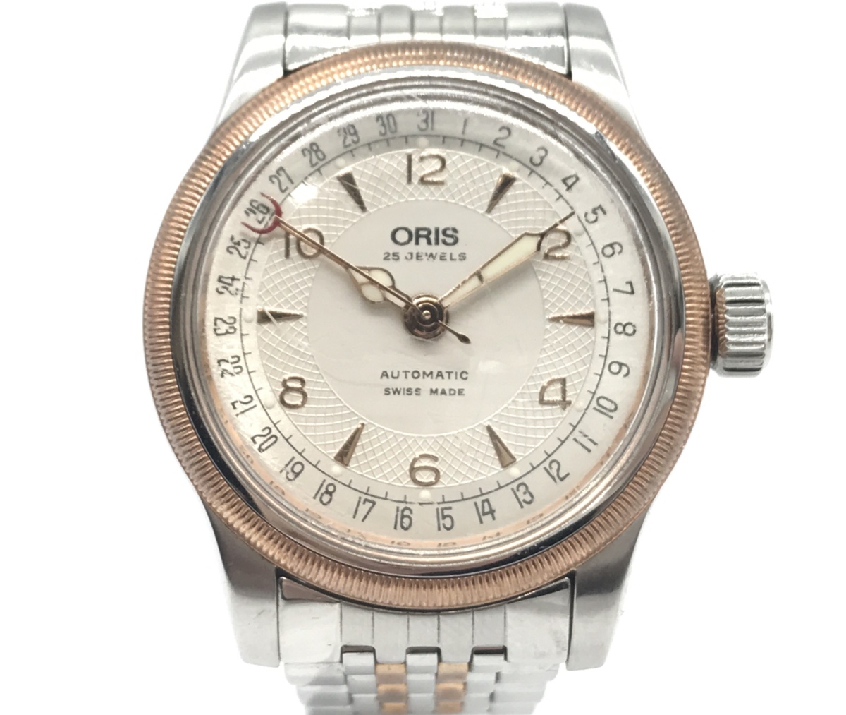 ポインターデイト オリス ORIS ビッグクラウン 自動巻き AT 自動巻 