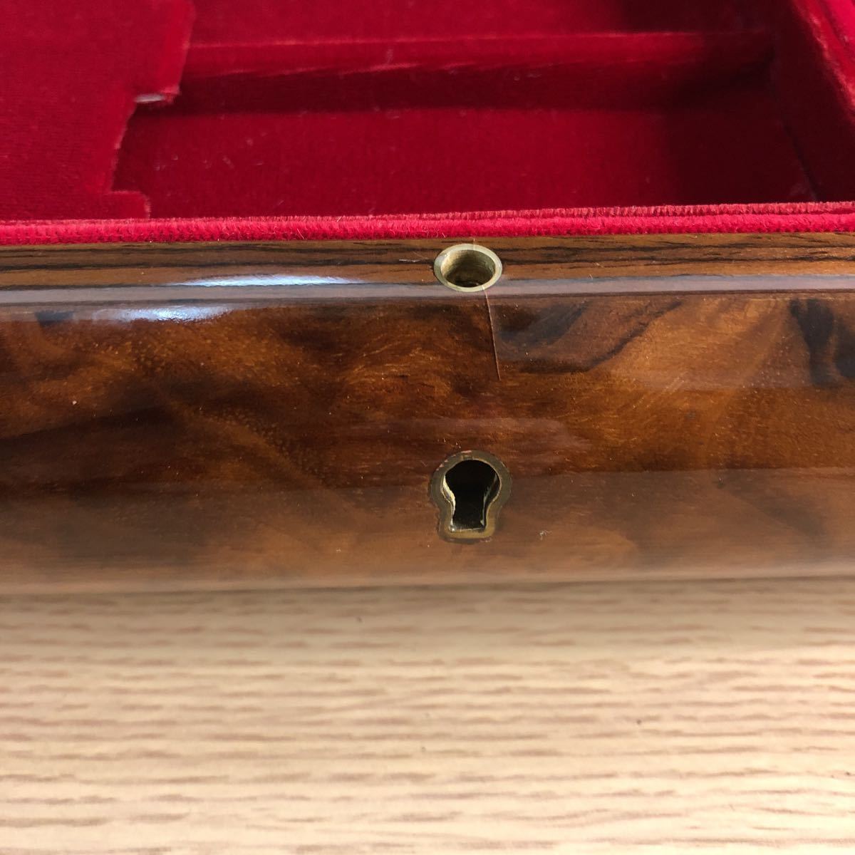 REUGE リュージュ ☆スイス製 オルゴール付きジュエリーボックス 象嵌細工