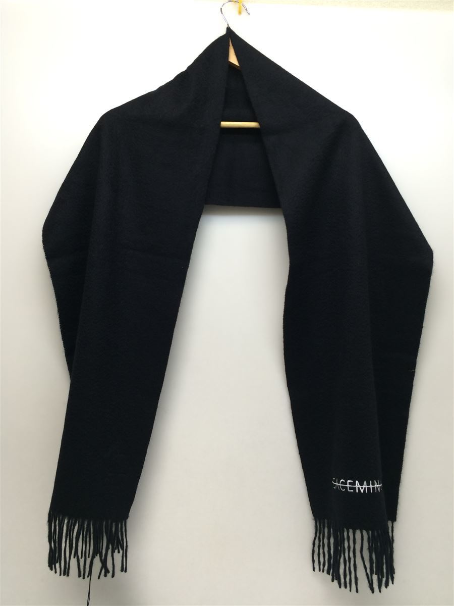 定番，大人気 PEACEMINUSONE マフラー/カシミア/黒/デザイナーズ(男性用)｜売買されたオークション情報、yahooの商品情報をアーカイブ公開 - オークファン 男性用