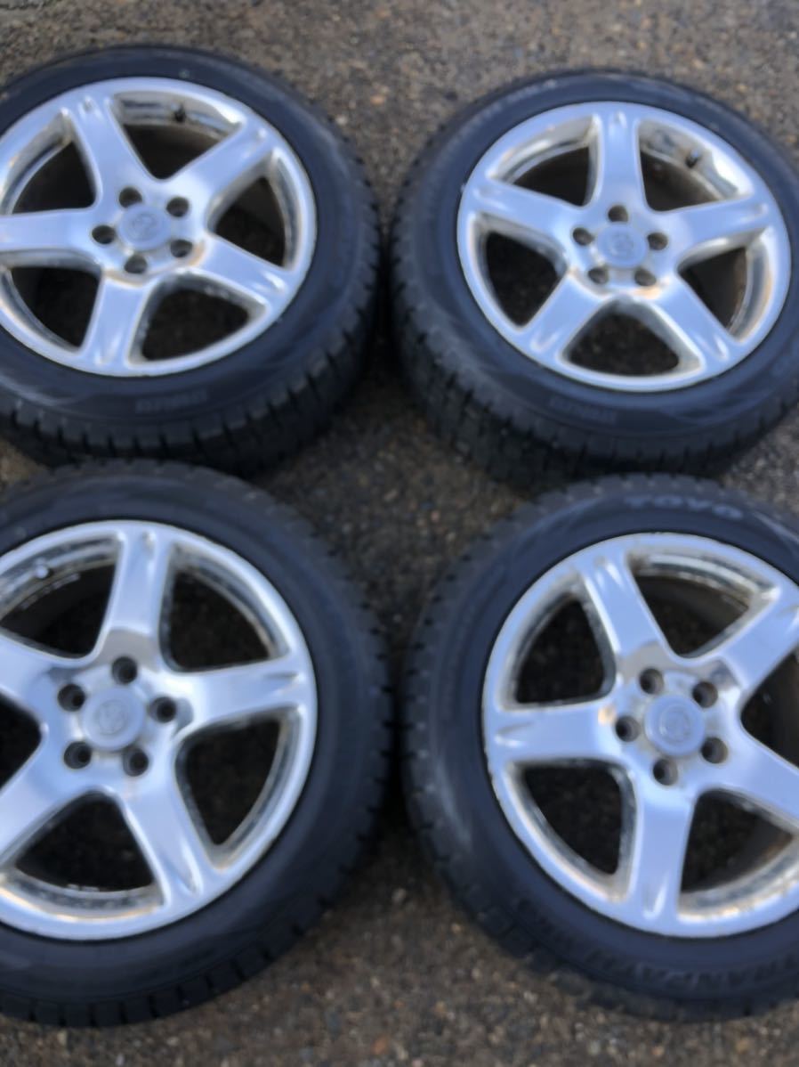 トーヨー 215/55R17 4本セット トヨタ純正アルミ付き 車 TOYOTA純正