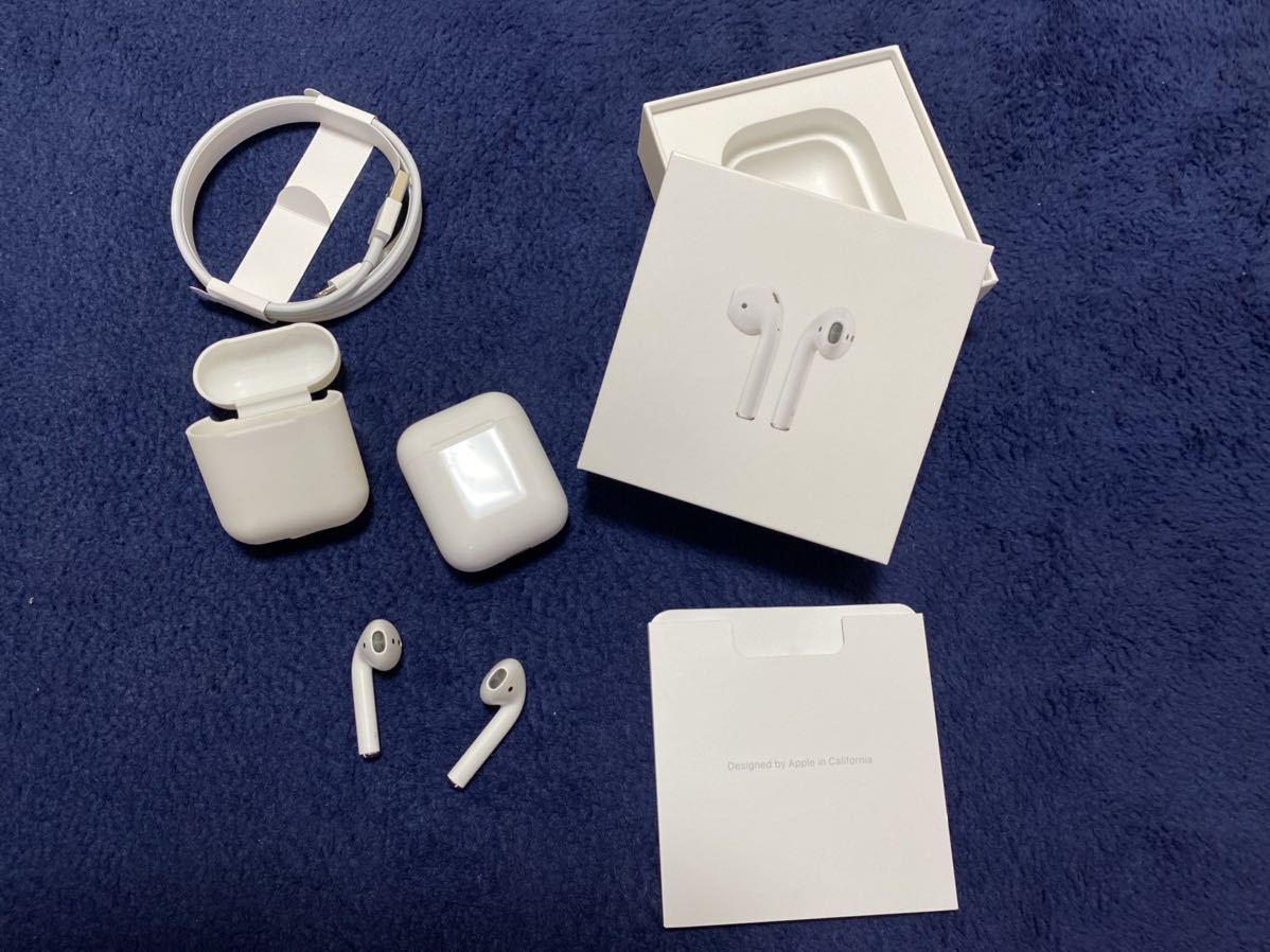 Apple AirPods エアポッズ 1世代 動作品 MMEF2J/A ワイヤレスイヤホン