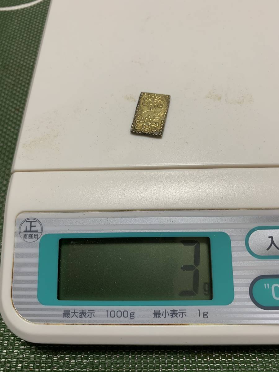 明治　二分判金　３g ２枚組　