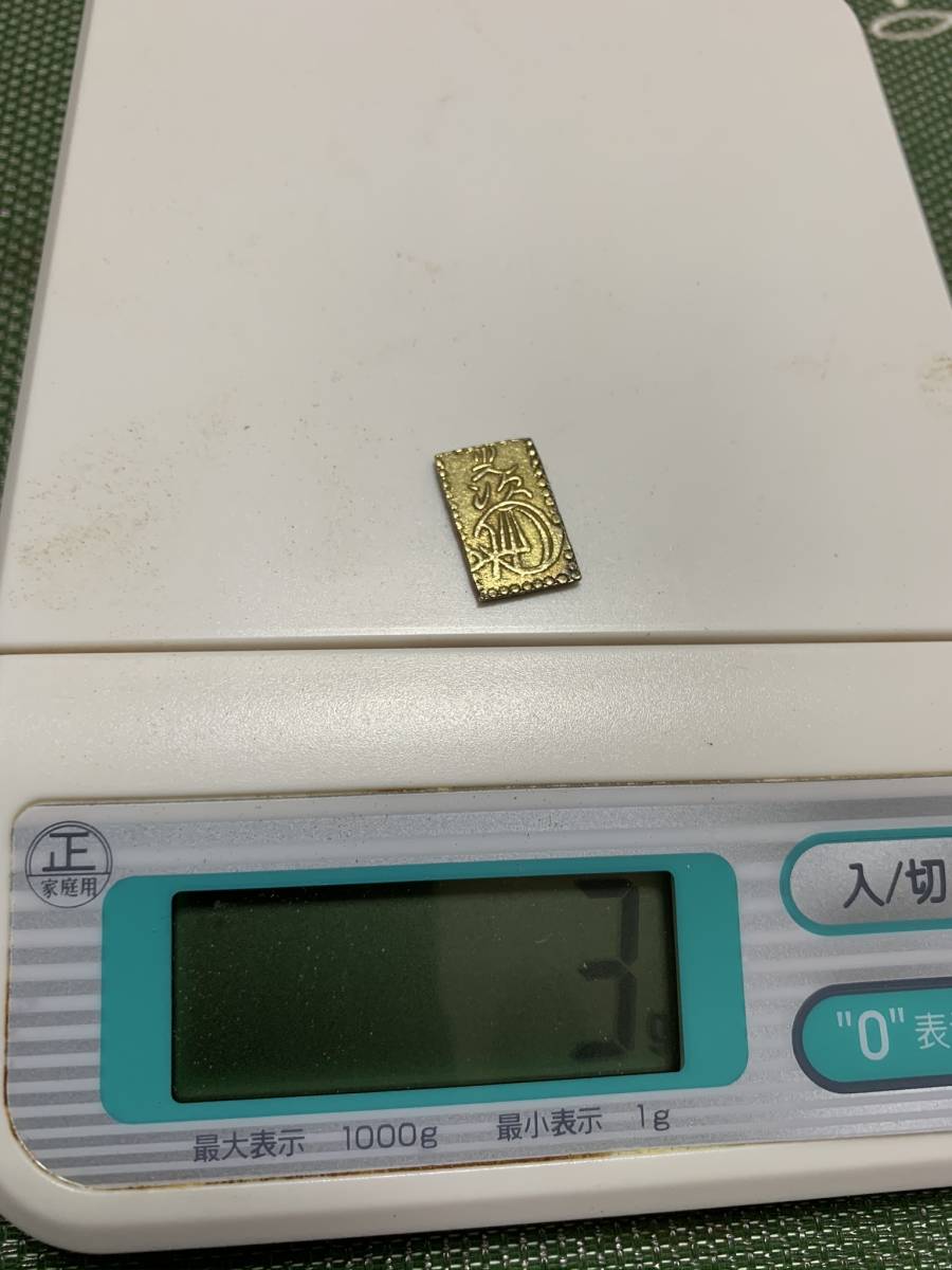 明治　二分判金　３g ２枚組　