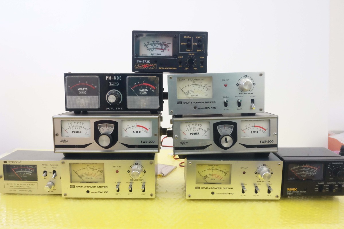 SWR/POWER計　多数　画像にて判断出来る方の入札希望　現状渡し品