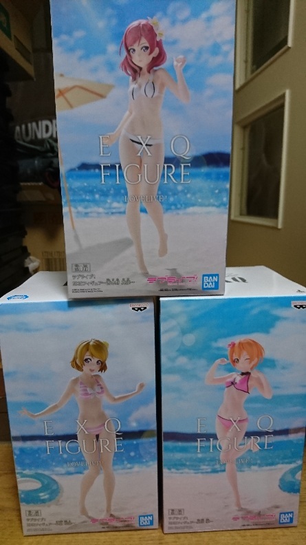 EXQ フィギュア ラブライブ 1年生 3体セット 小泉 花陽 西木野 真姫 星空 凛 未開封