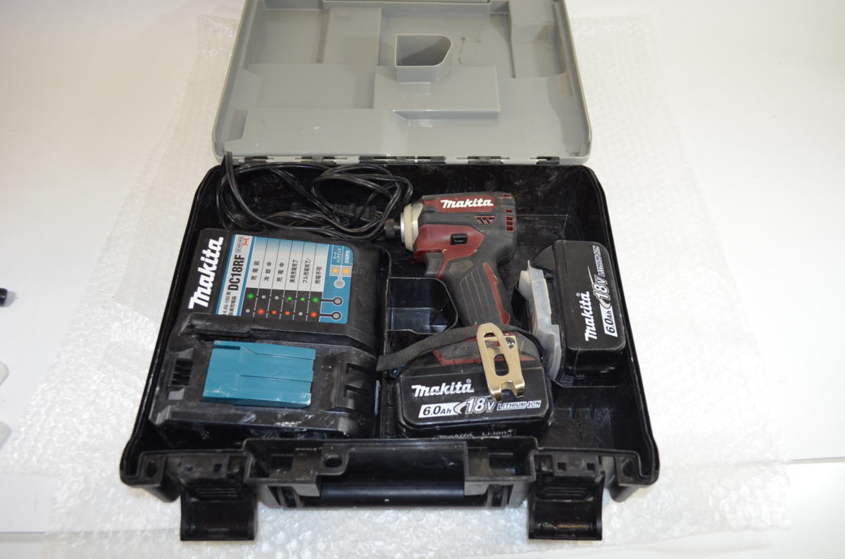 マキタ 充電式インパクトドライバ 中古品 makita 18V 新品セット 