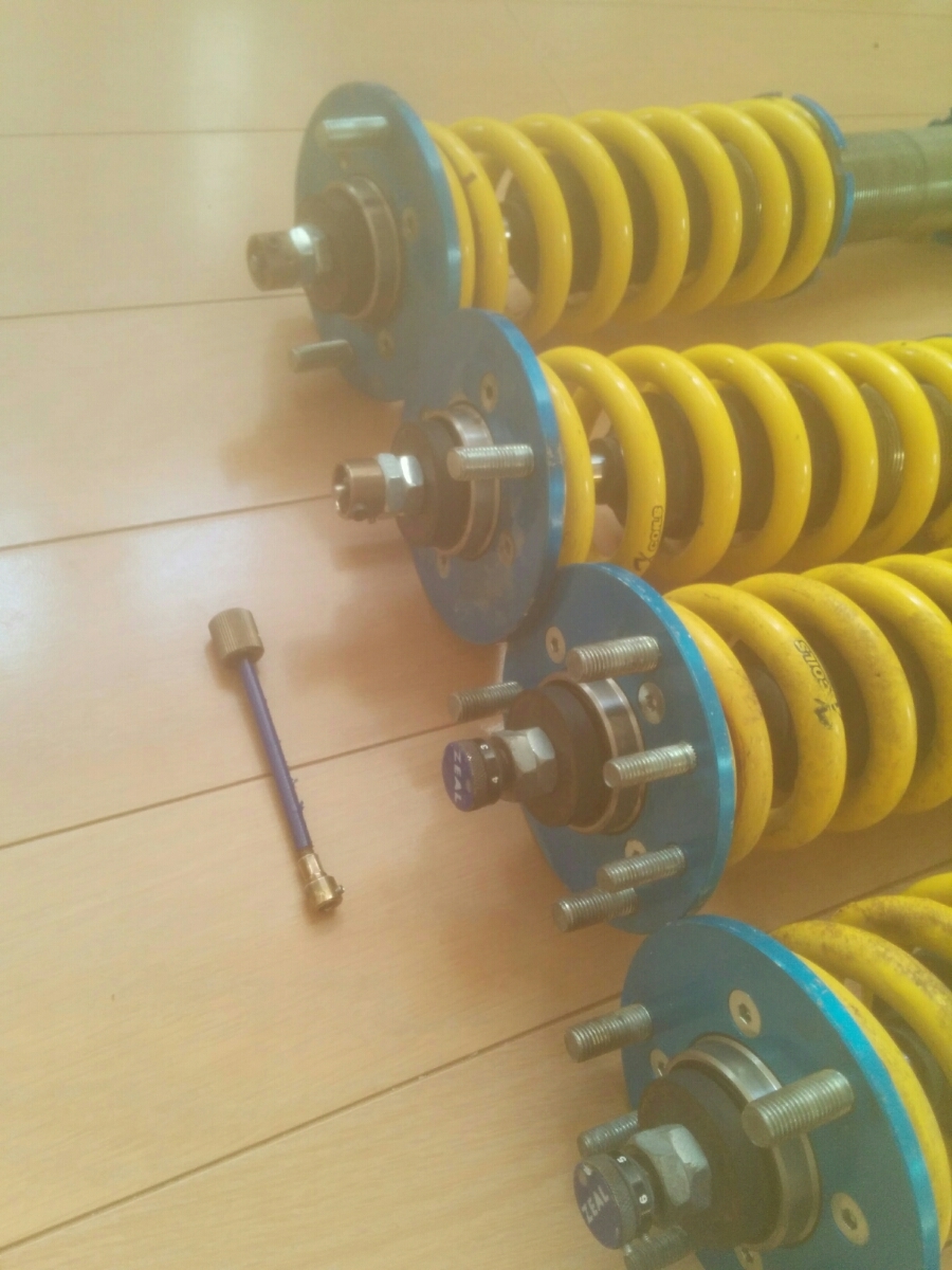 ENDLESS製　ZEAL function アコードcf6用フルタップ車高調　アコードユーロR cl1 アコードセダン cf4 アコードワゴン　cf6 ch9　トルネオ