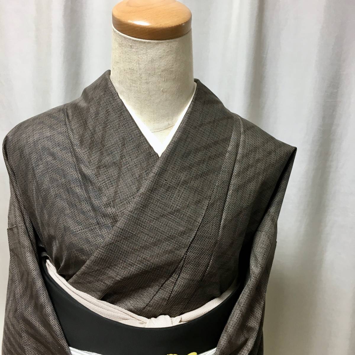 nuinui・裄約66.5センチ・カタス式9マルキ・泥染め大島紬・工藝