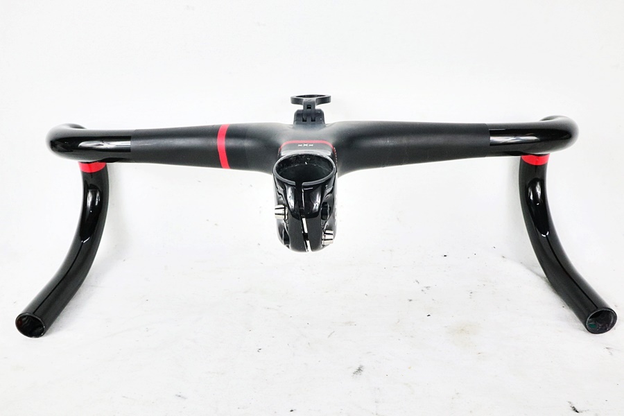 ボントレガー BONTRAGER XXX INTEGRATED ROAD HANDLEBAR STEM ハンドル ハンドル幅400mm コラム径28.6mm 突き出し100mm XXX Integrated Road 一体型ハンドル｜超美品 超軽量！ボントレガー 110mm