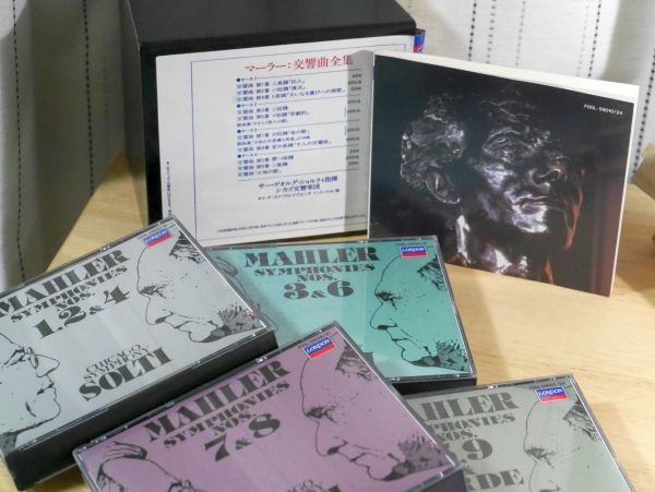 CD-BOX○ショルティCSO/マーラー:交響曲全集 16CD 廃盤☆名盤 音楽 交響曲