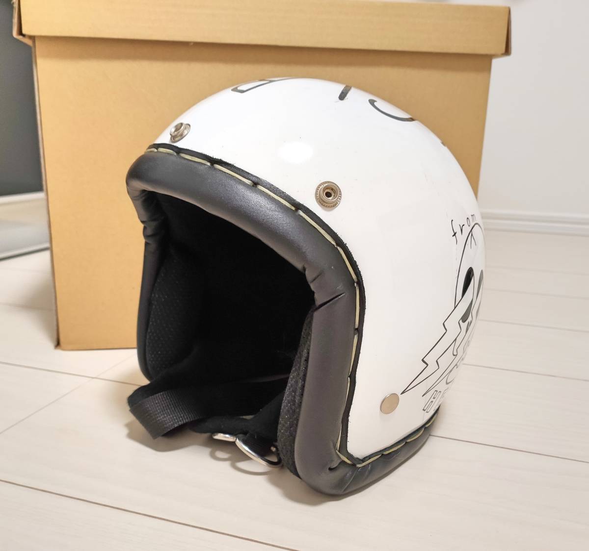 カスタムペイント 旧車 ハーフヘルメット バイク塗装・コーティング 