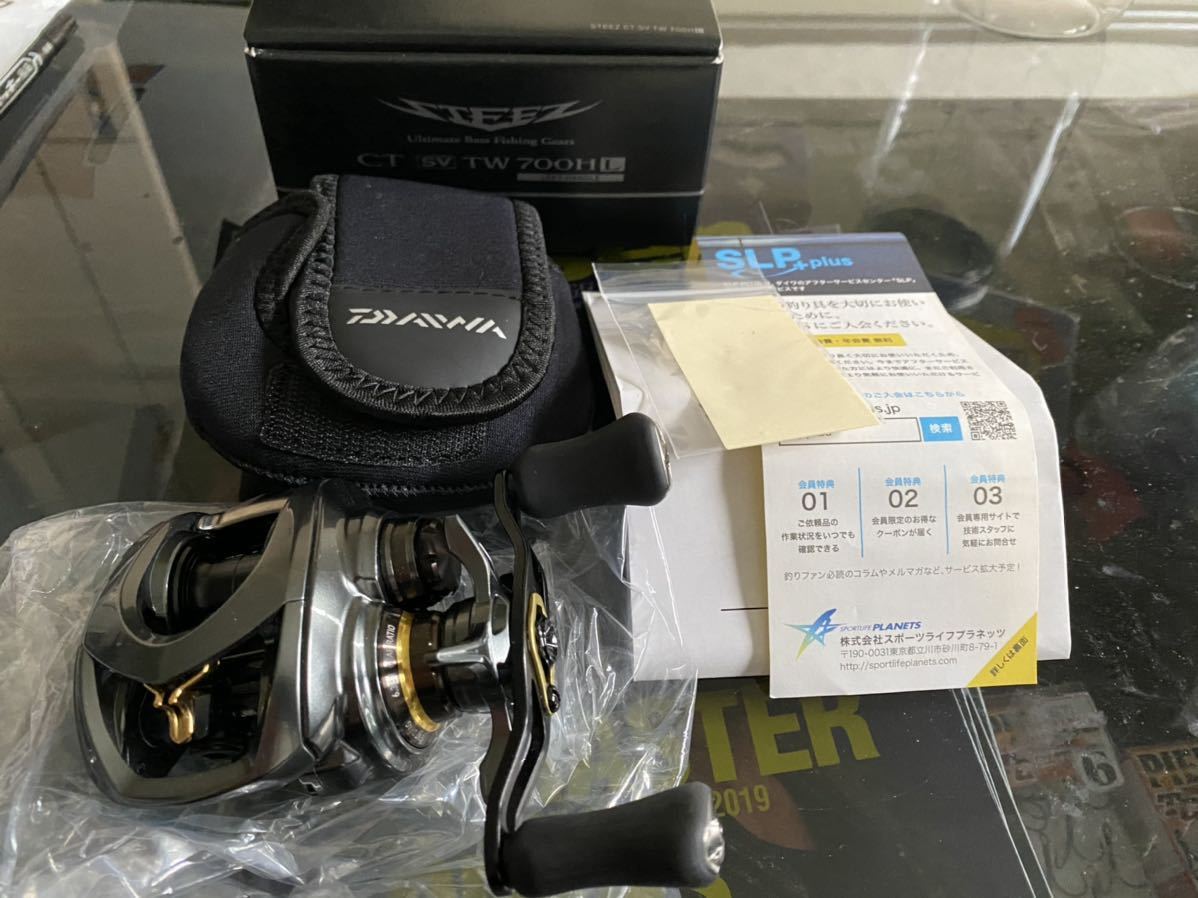 極美品　ダイワ　１９　スティーズ　CT　SV　TW　７００　HL　700HL　左ハンドル