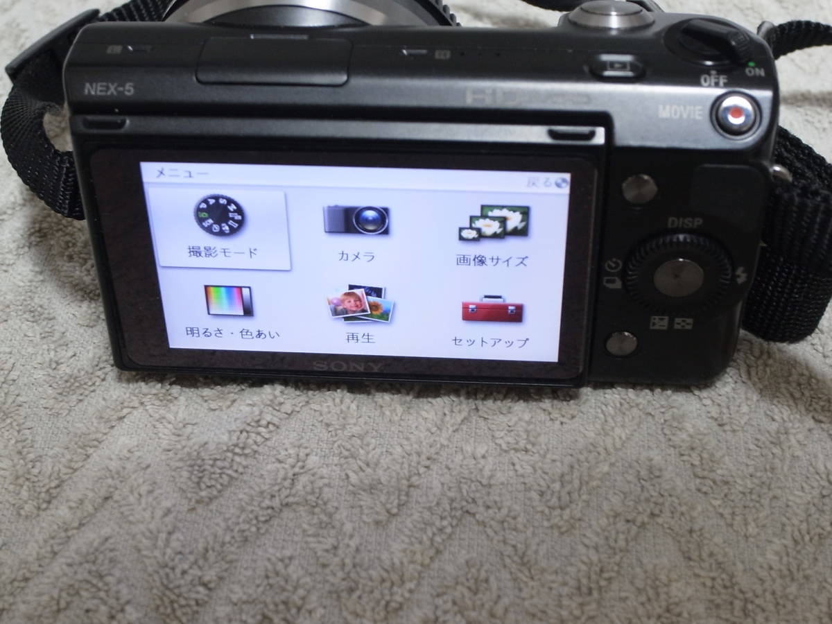 ジャンク品扱い】SONY NEX-5 本体 ボディ ブラック 動品 家電、AV