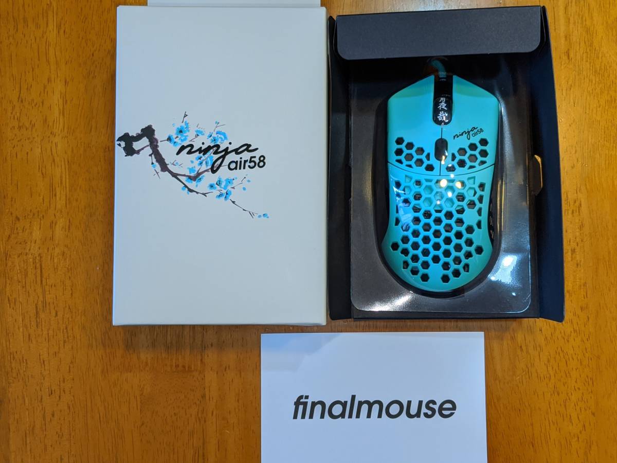中古 送料無料 Finalmouse Air58 Ninja - Cherry Blossom Blue