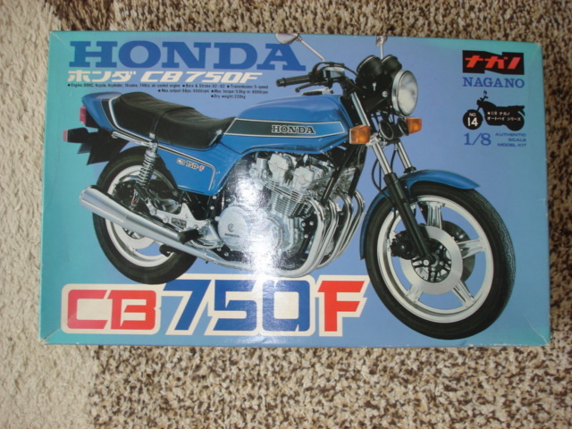 当時物 絶版 ナガノ 1；8 CB750F プラモデル 新品未組み立て品