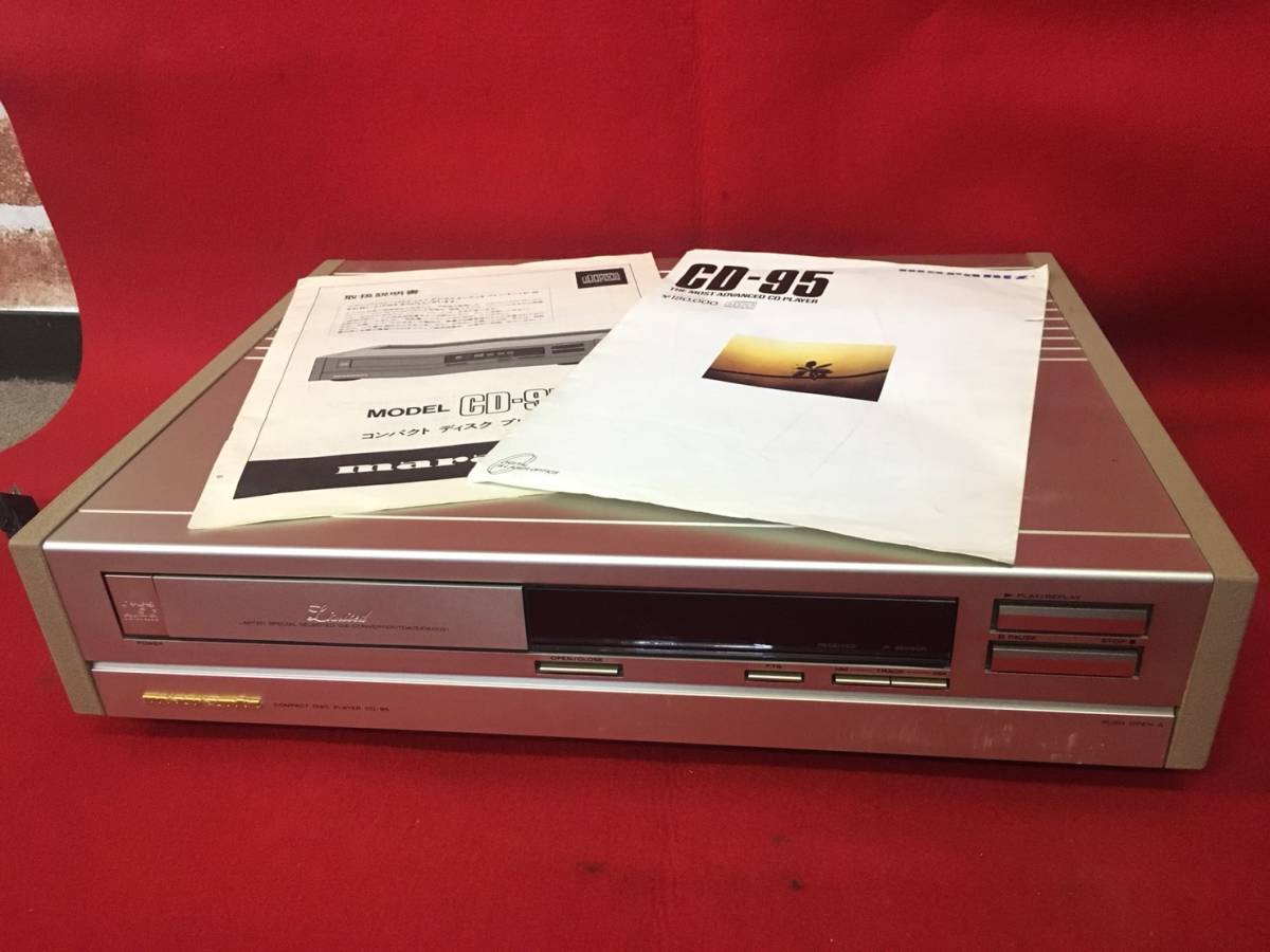 新品，新作 K-3755⑦: marantz/マランツ CD-95 コンパクトディスクプレーヤー デジタルオーディオ ジャンク(マランツ)｜売買されたオークション情報、yahooの商品情報をアーカイブ公開 - オークファン マランツ