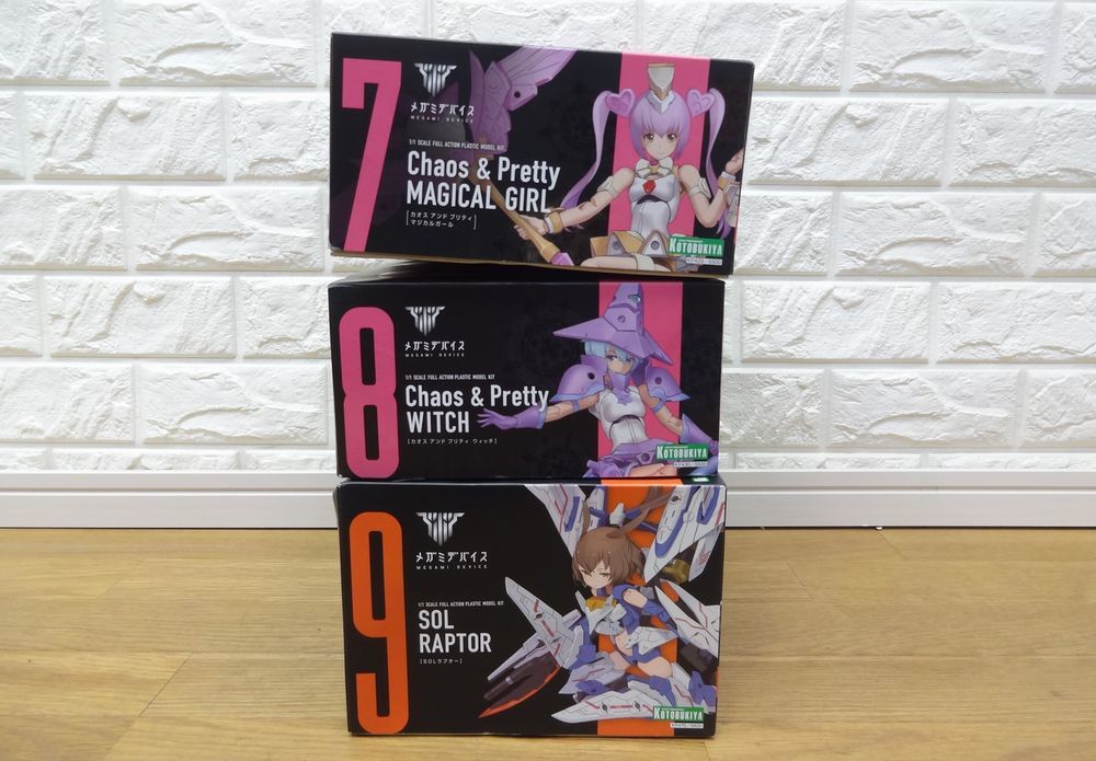 新品未組立 コトブキヤ メガミデバイス 3個セット メガミデバイス｜コトブキヤオンラインショップ メガミデバイス