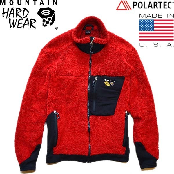 『MOUNTAIN ブランド創立30周年を迎える HARDWEAR』より創業当時のアイ フリースジャケット MOUNTAIN HARD WEAR (マウンテンハードウェア) ジャケット ポーラテック レッド サイズ:M 「マウンテンハードウェア」の最新シェル 4年ぶりの本格ゴアテックス！ マウンテンハードウェアをM（もっと）H（はっきり）W（わかりたい アウトドアからタウンまで！「マウンテンハードウェア」大定番フリース