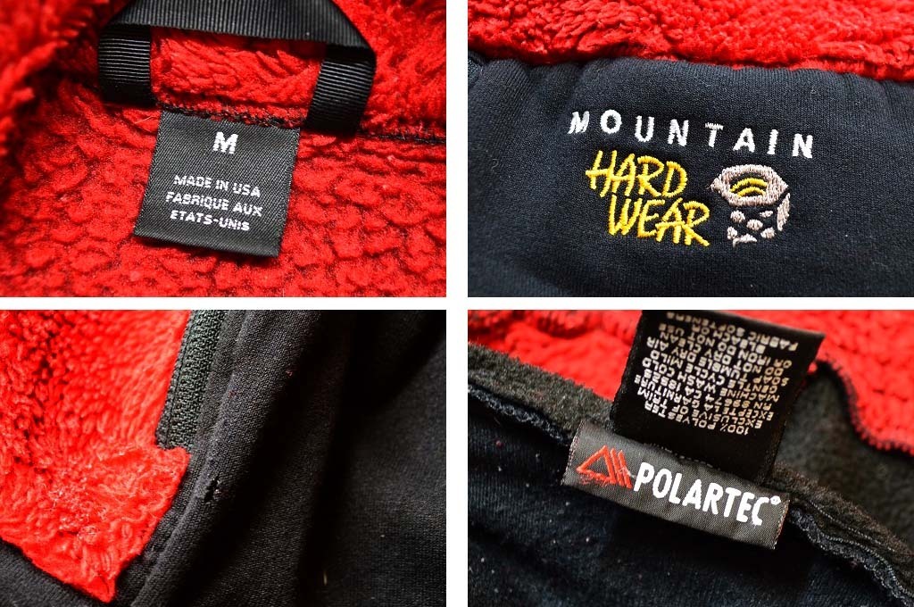 『MOUNTAIN ブランド創立30周年を迎える HARDWEAR』より創業当時のアイ フリースジャケット MOUNTAIN HARD WEAR (マウンテンハードウェア) ジャケット ポーラテック レッド サイズ:M 「マウンテンハードウェア」の最新シェル 4年ぶりの本格ゴアテックス！ マウンテンハードウェアをM（もっと）H（はっきり）W（わかりたい アウトドアからタウンまで！「マウンテンハードウェア」大定番フリース