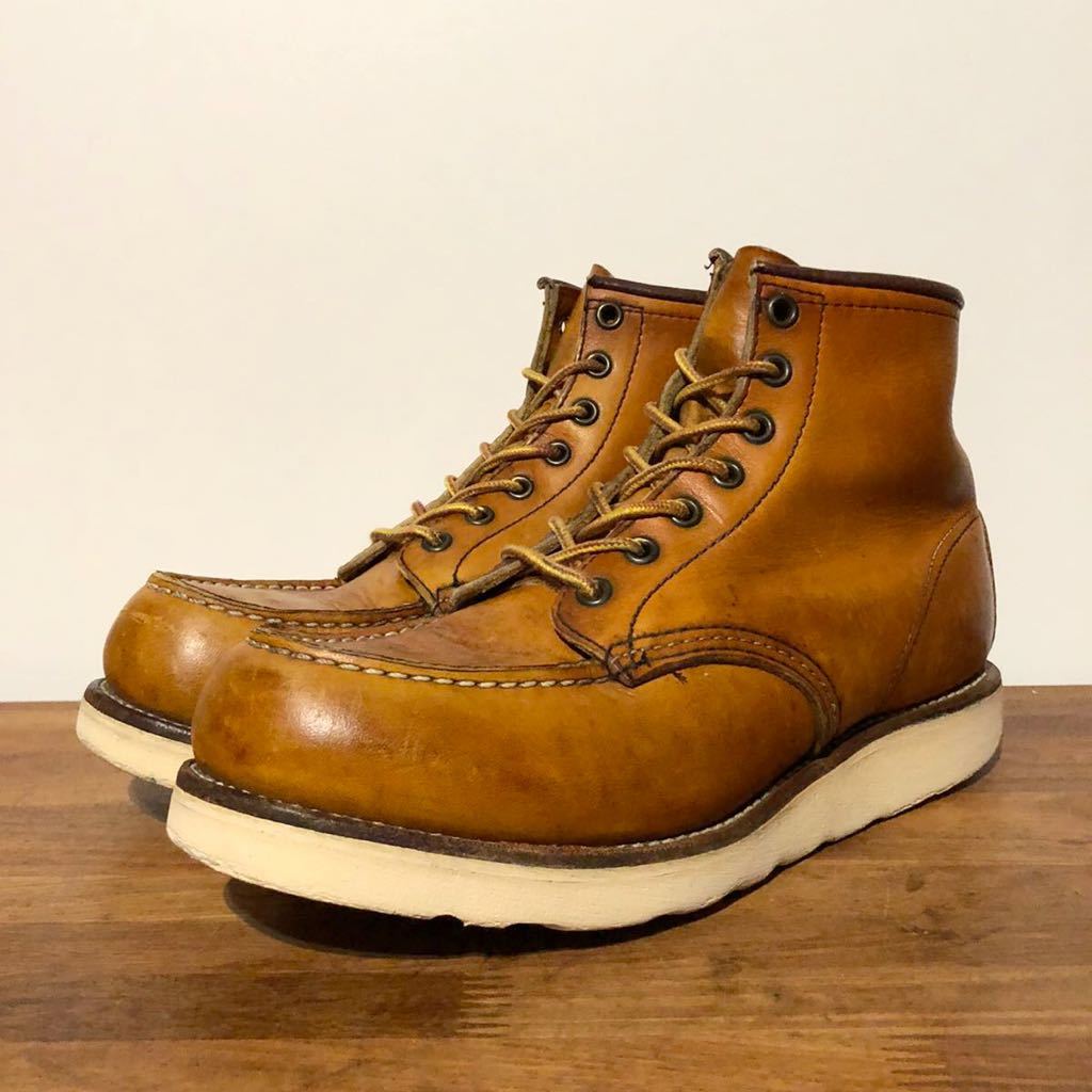サイド羽タグ　レッドウィング　875 ヴィンテージ　　9E 90年代レッドウィング サイド羽タグ 875 US7.5 Eワイズ REDWING アイ