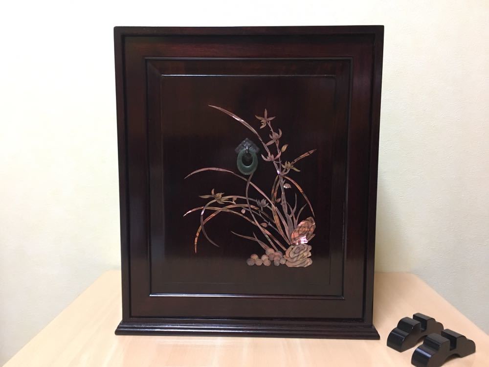 器局 煎茶道具 茶道具 時代 煎茶棚 煎茶器局 k3747 蒔絵 共箱入り 溜