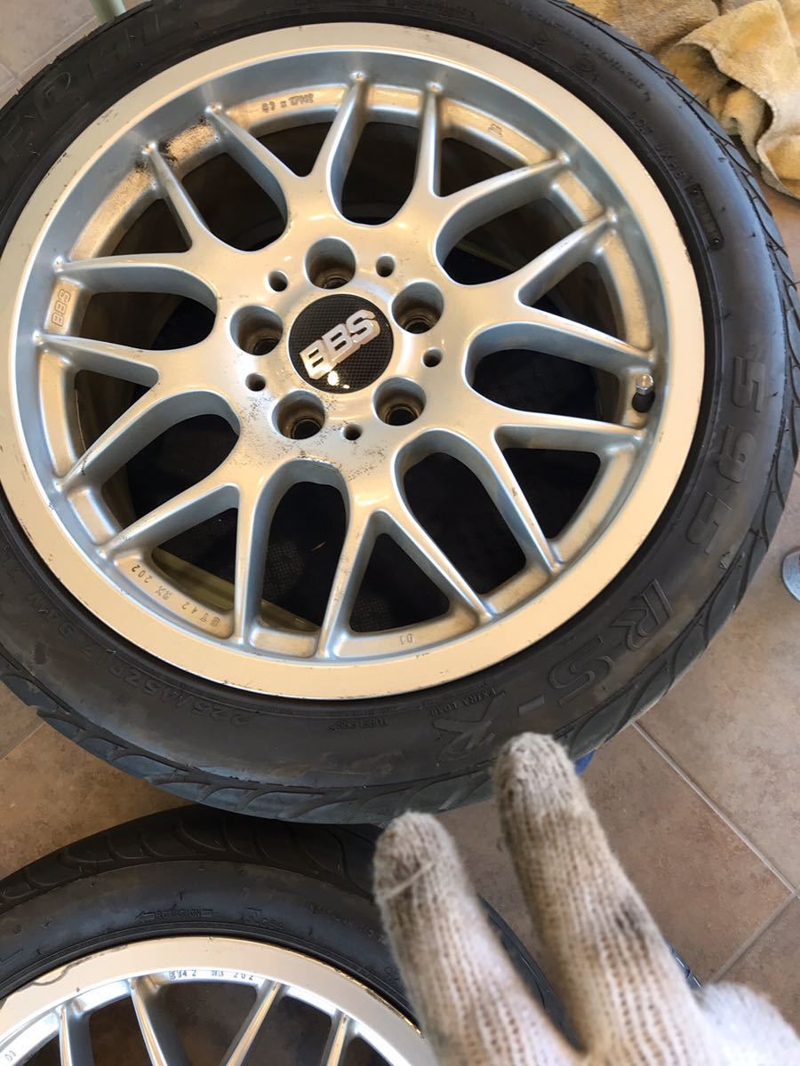 BBS BBSホイール RX202 2本セット 17インチ 5H 114.3 8J ET42 RX202 17 