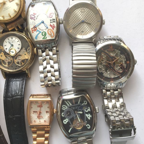 ブランド まとめ 9本 ジャンク GaGaMilano OMEGA 4°C 公式 時計 b10570