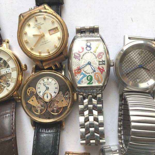 ブランド まとめ 9本 ジャンク GaGaMilano OMEGA 4°C 公式 時計 b10570