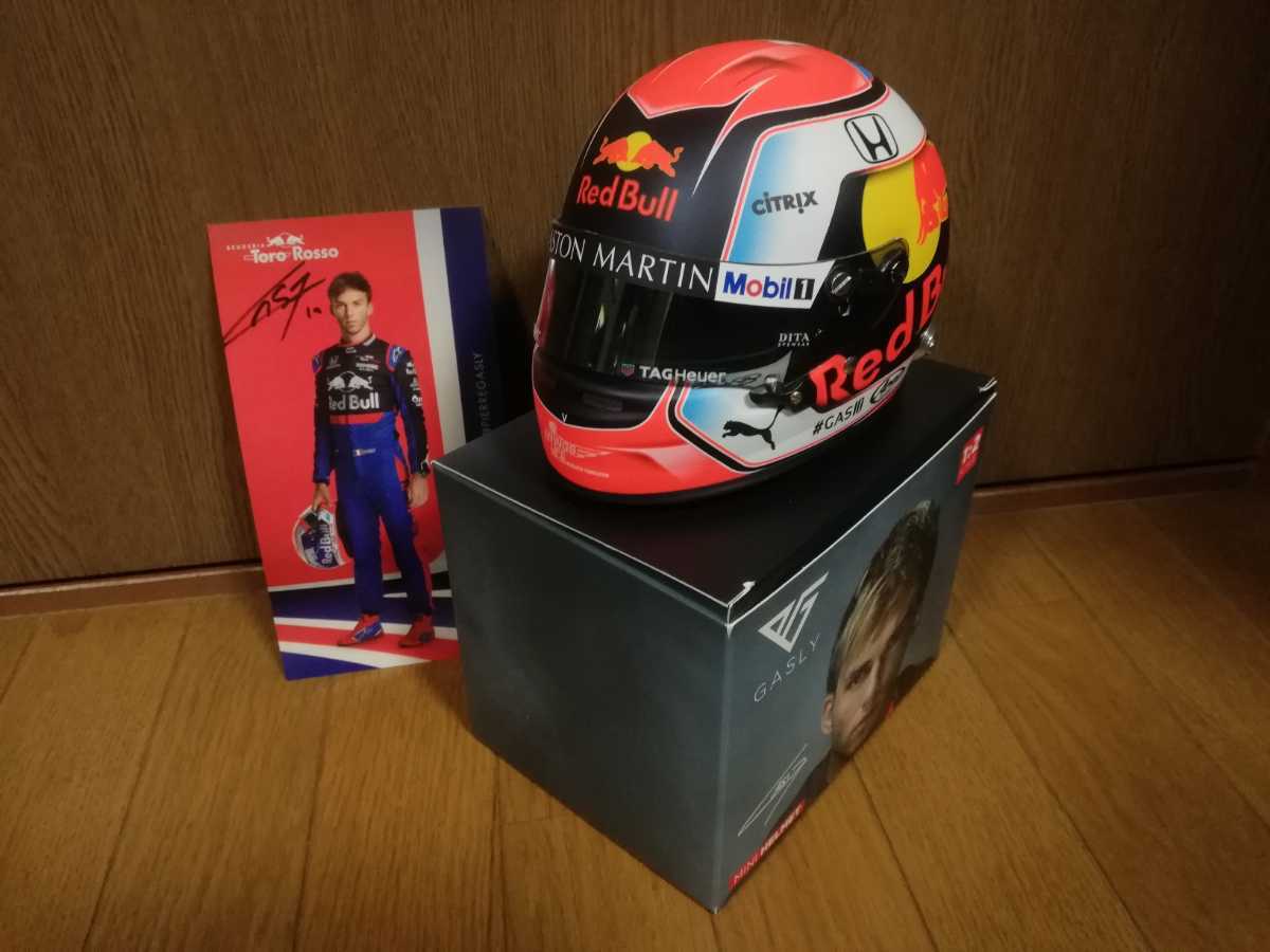 HOT，2026 直筆サイン入り 1/2 ヘルメット アストンマーチン レッドブル ホンダ P.ガスリー No.10 RB15 2019(F1)｜売買されたオークション情報、yahooの商品情報をアーカイブ公開 - オークファン F1