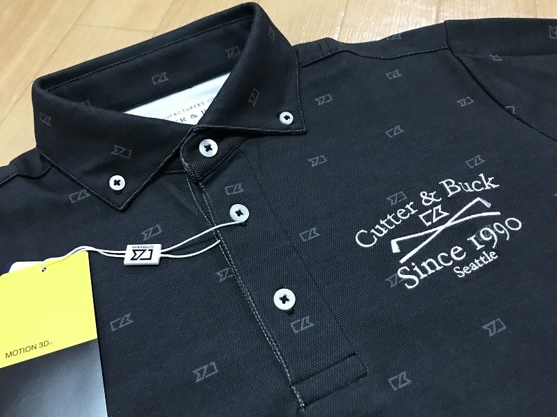 爆買い，新品 CUTTER&BUCK カッター＆バック 長袖ポロシャツ CGMMJB07 ブラック Ｌ(カッター＆バック)｜売買されたオークション情報、yahooの商品情報をアーカイブ公開 - オークファン シャツ