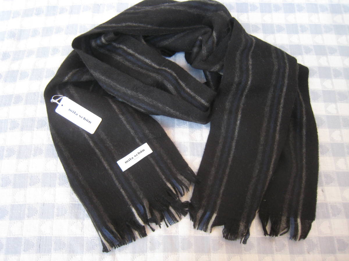 schon SCHON MILA MILANO（ミラ ショーン mila ウール マフラー 新品 