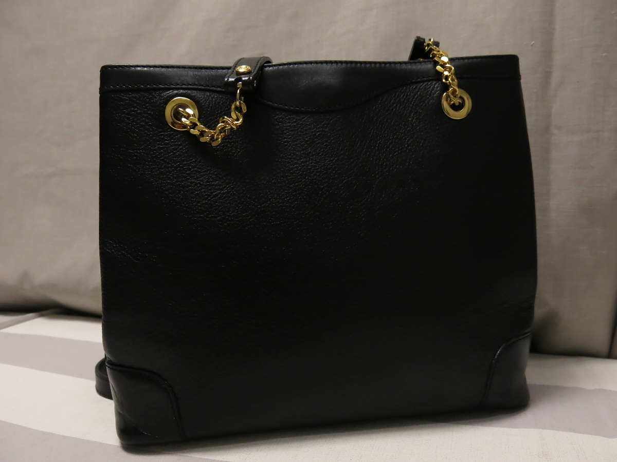 ○超美品○BALLY バリー○カーフ レザー 本革○チェーン ショルダー 