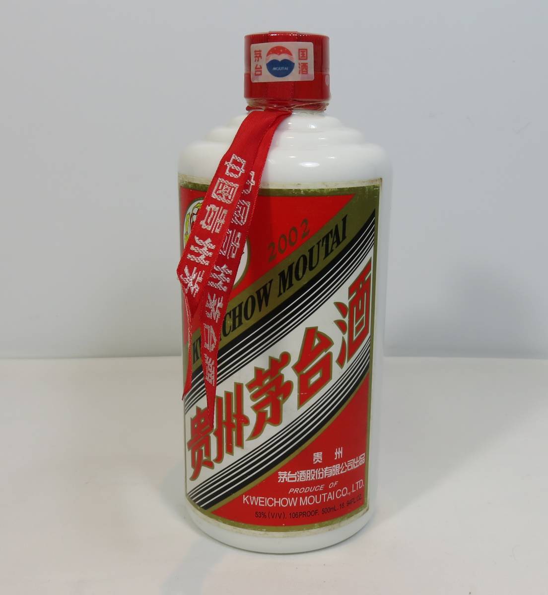 天女ラベル マオタイ酒 貴州茅台酒 2002年 500ml ▽未開栓 天女ラベル マオタイ酒 貴州茅台酒 2002年 500ml ▽未開栓