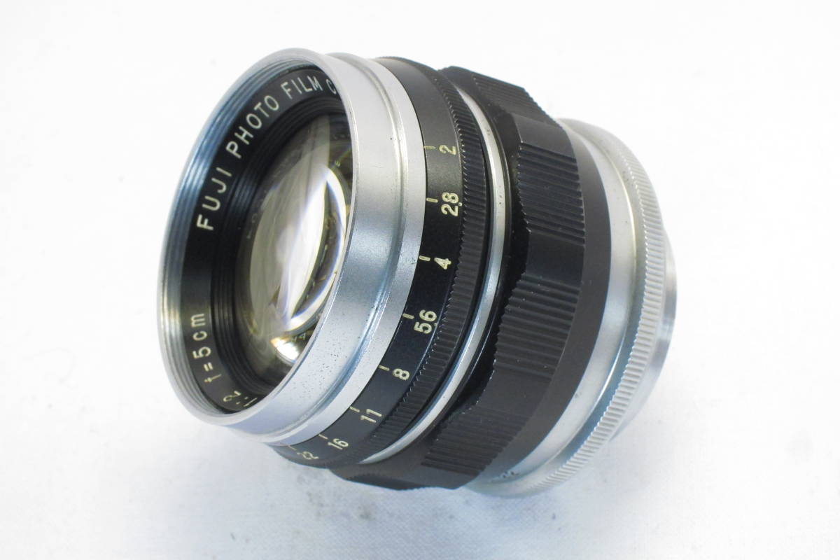 希少 FUJINON L 1:2 f=5cm FUJI PHOTO FILM CO ライカLマウント