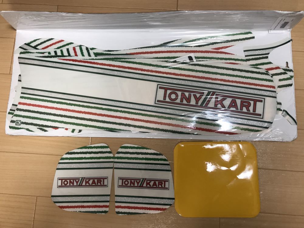 TONYKART M6 カウルステッカーセット 未使用美品 OTK TONY KART トニーカート カウルステッカー ステッカー レーシング